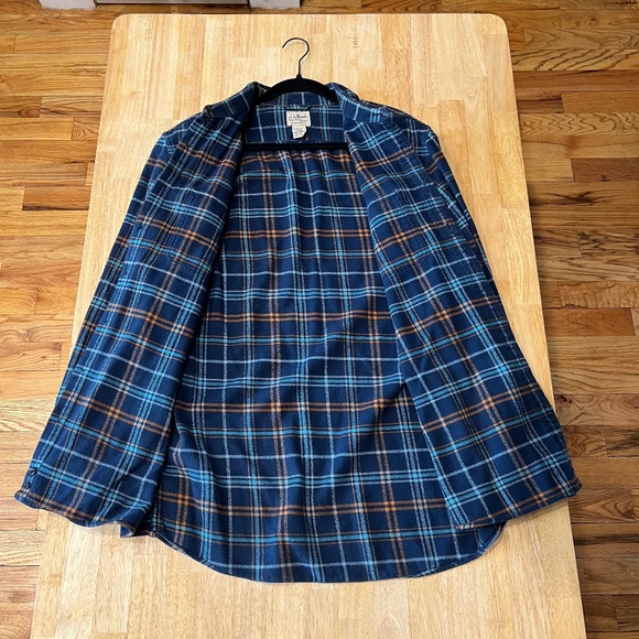 L.L. Bean Midnight Sky Organic Cotton Flannel - Picture 6 of 12